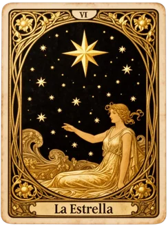 Carta del Tarot La Estrella
