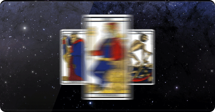 Barajando cartas del tarot